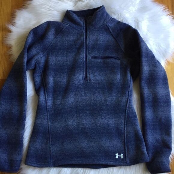 Women’s  Blue 1/4 Zip Pullover Under Armour Small - Picture 1 of 5